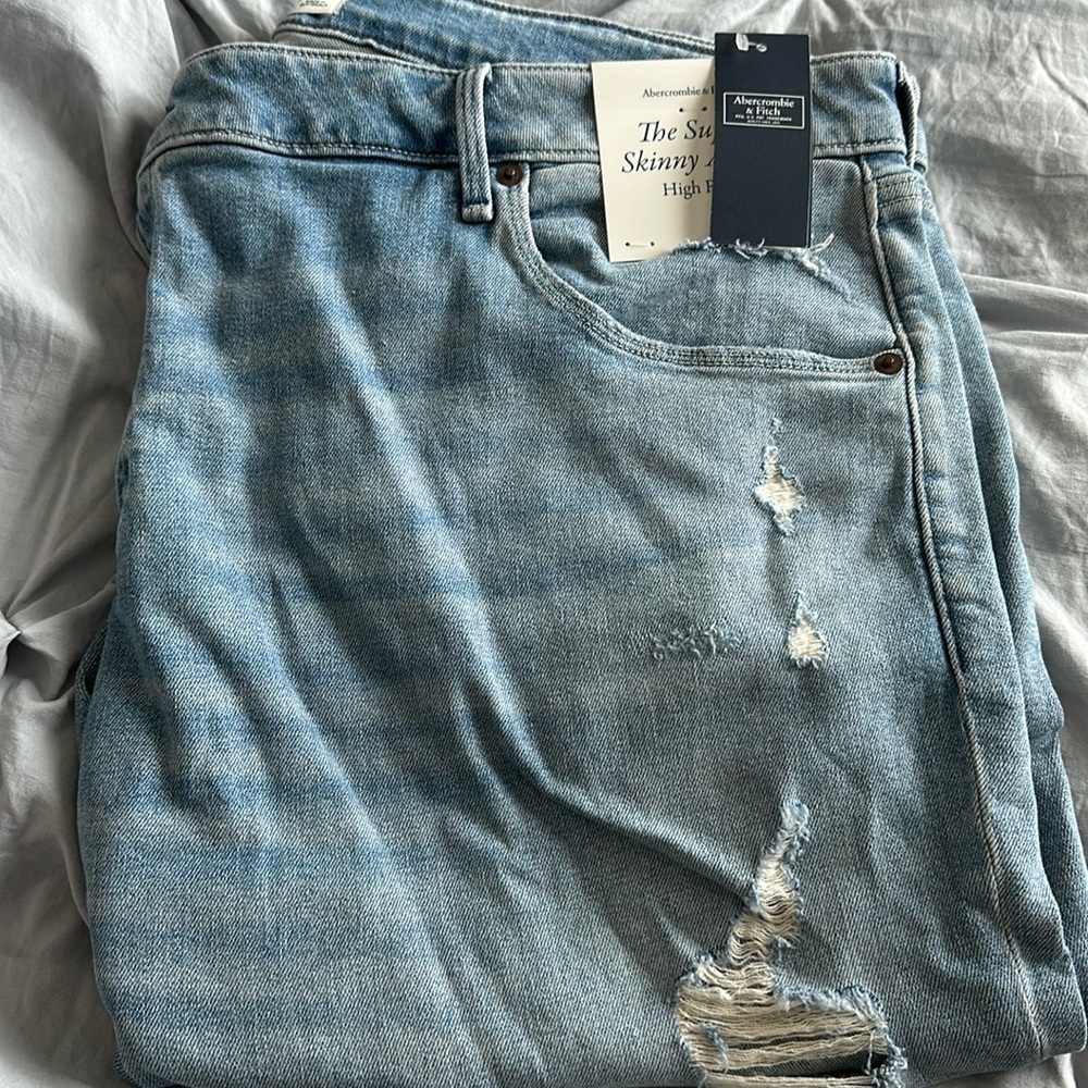 Abercrombie and fitch size 24R super skinny ankle jeans